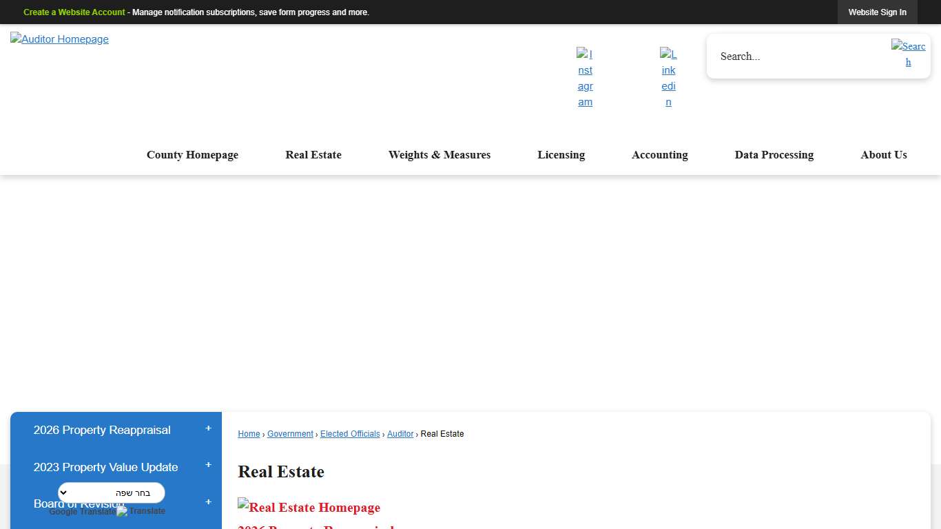 Real Estate Montgomery County, OH - Official Website